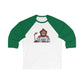 Unisex 3\4 Sleeve Baseball Tee